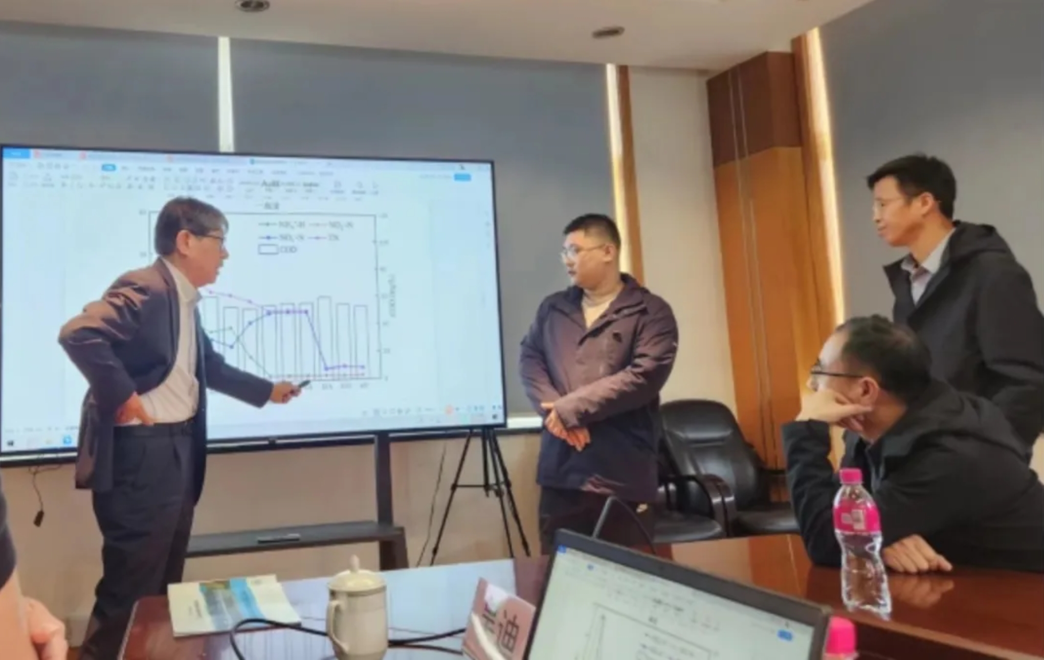 彭永臻院士一行莅临烟台辛安河BFM项目考察